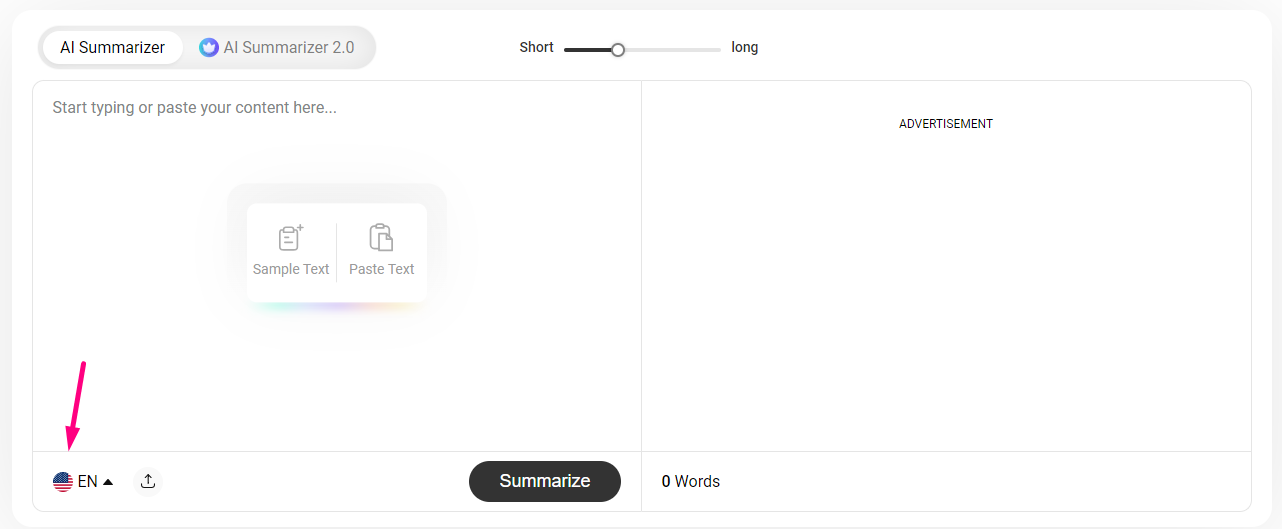 summarizing tool language 